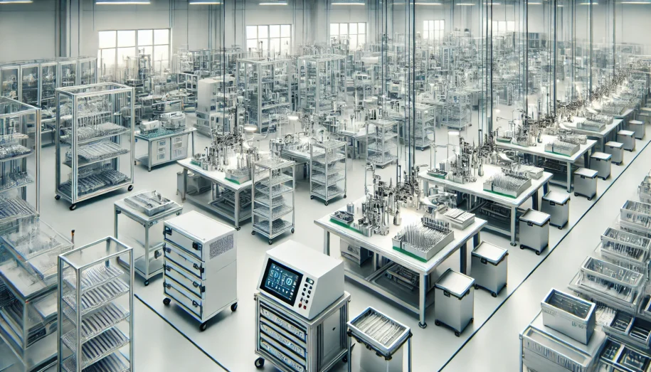 رطوبت‌ساز در صنعت تولید تجهیزات پزشکی