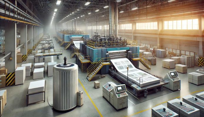 رطوبت‌ساز در صنعت چاپ و بسته‌بندی